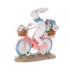 Bunny on Bike 6.5â€H Resin (Set of 2)