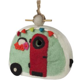 Felt Retro Camper Birdhouse - Wild Woolies