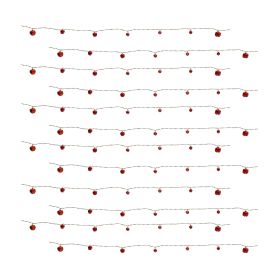 Sleigh Bell Garland (Set of 12) 10'L Metal