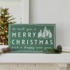 Christmas Sign 24"L x 15"H Metal