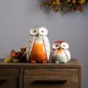 Owl (Set of 2) 6"H, 10"H Terra Cotta