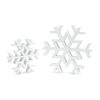 Snowflake (Set of 12) 6.5"H, 9.25"H Wood
