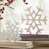 Snowflake (Set of 12) 6.5"H, 9.25"H Wood