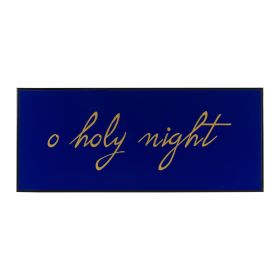 O Holy Night Sign 23.5"L x 9.75"H MDF/Paper