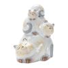 Cat Stack (Set of 2) 6.5"H Terra Cotta