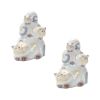 Cat Stack (Set of 2) 6.5"H Terra Cotta