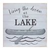 Lake Sign (Set of 2) 15.75"SQ MDF/Wood