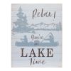 Lake Sign (Set of 2) 15.75"L x 20"H MDF/Wood