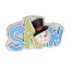 Joy/Snow/Noel Sign (Set of 3) 7"L x 4.25"H Resin