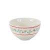 Christmas Bowl (Set of 3) 3.5"D x 2"H, 5"D x 2.75"H, 6.75"D x 3.75"H Stoneware (Dishwasher and Microwave Safe)