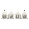 Gazebo Ornament (Set of 4) 5.5"H Resin