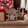 Joy and Noel Sign (Set of 4) 6.75"L x 4.5"H, 8.5"L x 4.5"H Resin
