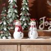 Snowman (Set of 2) 7"H Resin