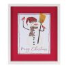 Snowman Frame (Set of 2) 12"L x 14"H MDF/Paper