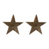 Star (Set of 2) 20"H Wood