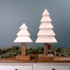 Tree (Set of 2) 15"H, 21"H Wood