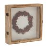 Fruit Wreath Shadow Box (Set of 2) 10"SQ Wood/Resin