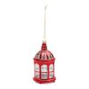 Lantern Ornament (Set of 6) 5.5"H Glass
