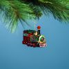 Train Ornament (Set of 6) 4.25"L x 3"H Glass