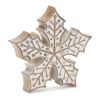 Snowflake (Set of 2) 7.25"H Resin