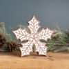 Snowflake (Set of 2) 7.25"H Resin