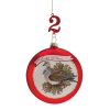 12 Days Of Christmas Ornaments (Set of 12) 4.75"H Glass
