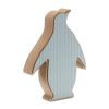 Penguin (Set of 2) 6"H, 8"H Wood