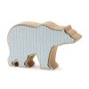 Bear (Set of 2) 5"L x 3"H, 6"L x 3.75"H Wood