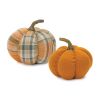 Pumpkin (Set of 6) 4.5"H, 5"H Polyester