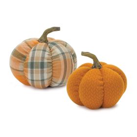 Pumpkin (Set of 6) 4.5"H, 5"H Polyester