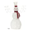 LED Snowman (Set of 2) 29"H, 36.5"H Cotton String 3 AA Batteries, Not Included