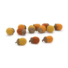 Bag of Acorns (12 Pcs/Bag) 1.5"H Wool