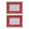 Framed Christmas Cookie Recipe (Set of 4) 13.5"L x 10.25"H MDF/Wood