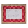 Framed Christmas Cookie Recipe (Set of 4) 13.5"L x 10.25"H MDF/Wood