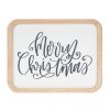Christmas Plaque (Set of 12) 5"SQ, 5"SQ, 6.5"L x 5"H MDF/Wood