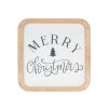 Christmas Plaque (Set of 12) 5"SQ, 5"SQ, 6.5"L x 5"H MDF/Wood