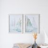 Sail Boat Print (Set of 2) 11.75"L x 15.75"H Plastic/Paper