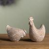 Chicken (Set of 2) 4"H, 6"H Resin