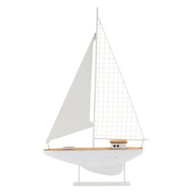 Sailboat (Set of 2) 11"L x 18.25"H Metal/Wood