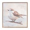 Bird Block (Set of 2) 10"SQ Wood/Canvas