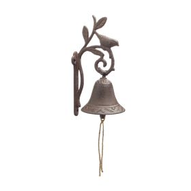 Bird w/Bell 4.75"L x 9"H Cast Iron