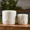 Farm Animal Pot (Set of 2) 4.5"D x 4.25"H, 6"D x 5.75"H Ceramic