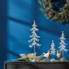 LED Tree 24.5"H Acrylic 3 AAA Batteries Not Included