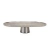 Tray on Pedestal 15.75"L x 7.5"W x 3.75"H Aluminum