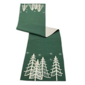 Tree Table Runner 14"W x 72"L Cotton/Polyester