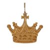 Crown Ornament (Set of 12) 3"H, 3.5"H Aluminum