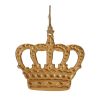 Crown Ornament (Set of 12) 3"H, 3.5"H Aluminum