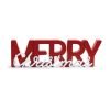 Merry Christmas Sign 11"L x 3.5"H MDF
