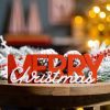 Merry Christmas Sign 11"L x 3.5"H MDF