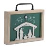 True Story Nativity Plaque 9.5"L x 8.5"H MDF/Wood